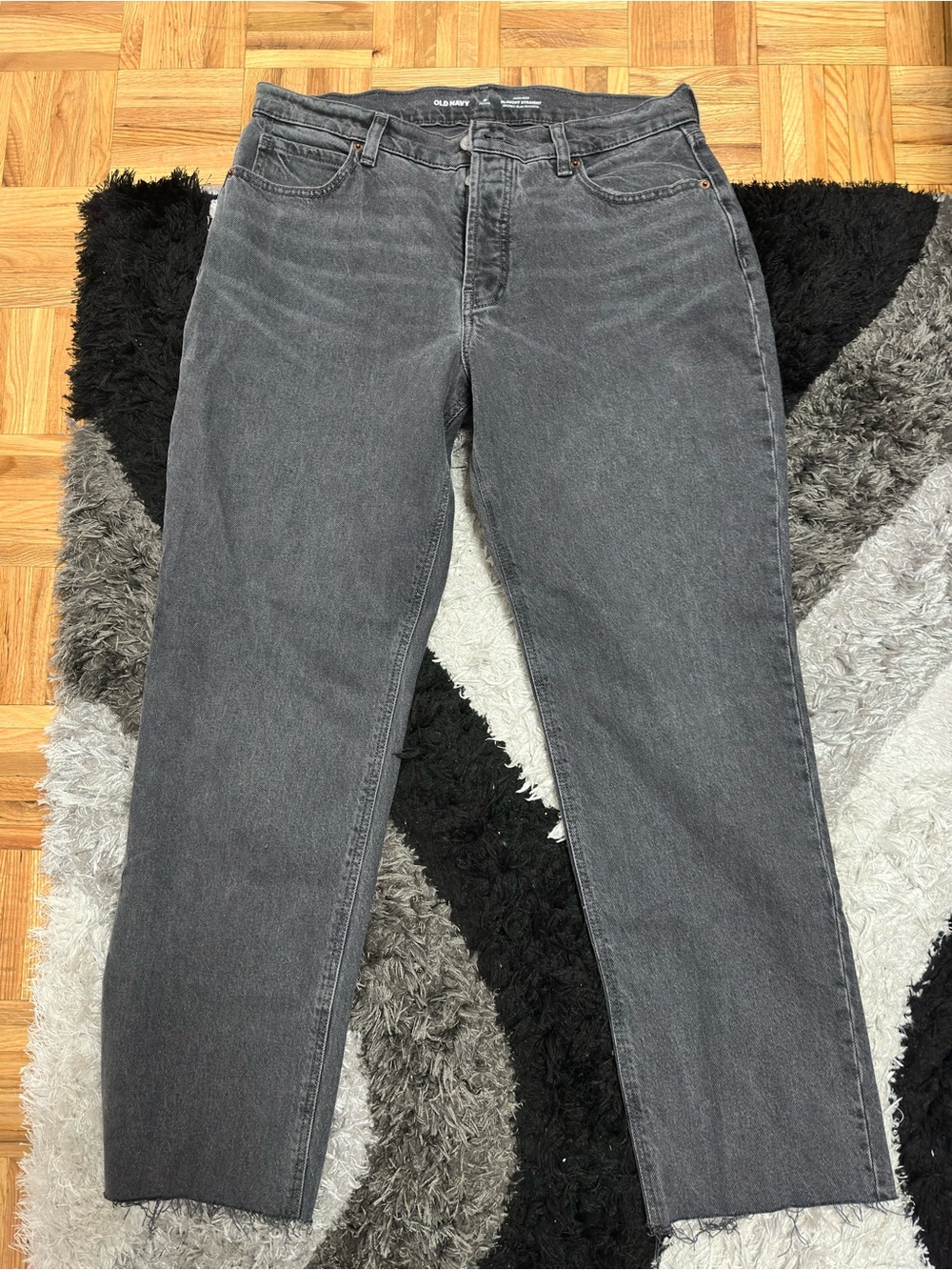 Old Navy Straight Leg Jeans - Charcoal Gray